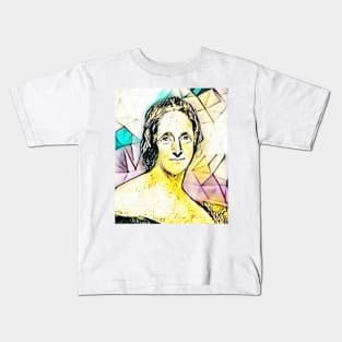 Mary Shelley Portrait | Mary shelley artwork 3 Kids T-Shirt